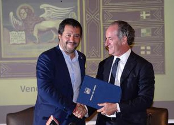 SICUREZZA. DECRETO SALVINI APPLICATO A SPACCIATORE NIGERIANO. ZAIA, “PRIMI EFFETTI DI NUOVA LEGALITA’. BENE, AVANTI COSI’”